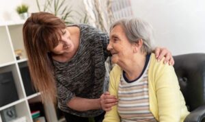 Caregiver photo from Adobe Stock