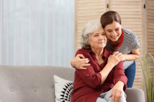 Caregiver photo from Adobe Stock
