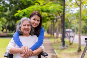 Caregiver photo from Adobe Stock